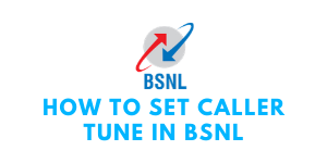 how to set caller tune in bsnl